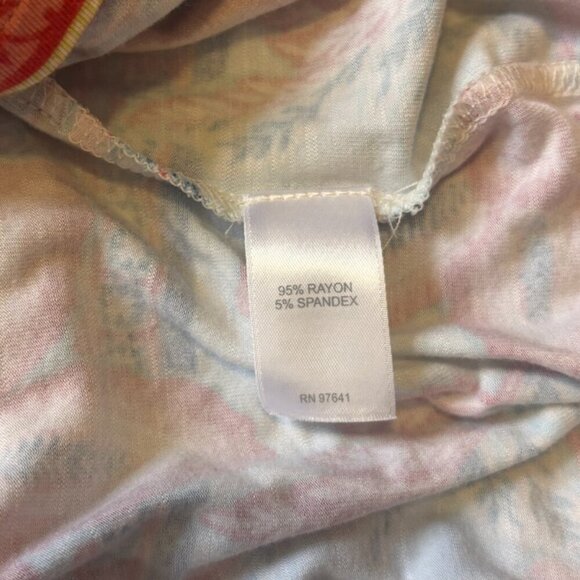 $99 J. Jill FLORAL PRINT RAYON SPANDEX SLEEVELESS DRESS Womens Size Large L - Picture 8 of 8